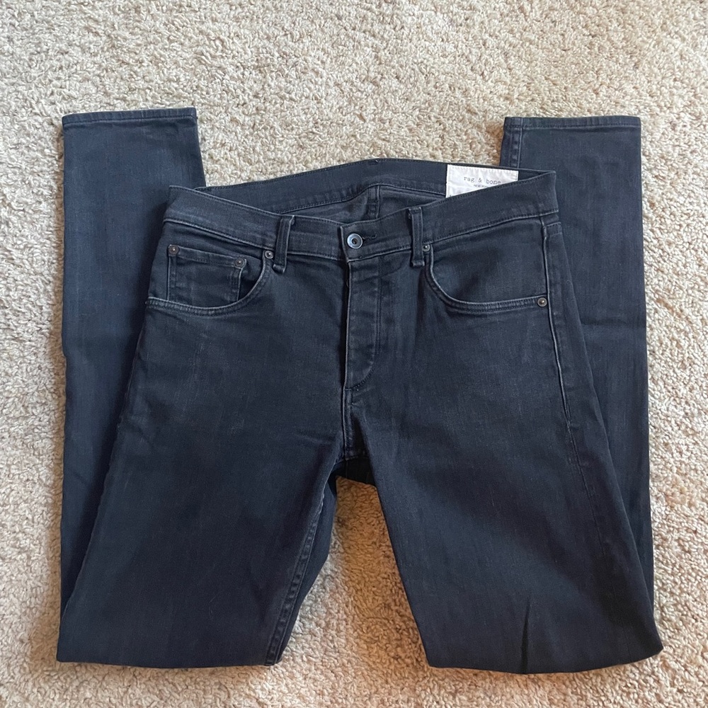 Rag & Bone Black Jeans Skinny Fit
